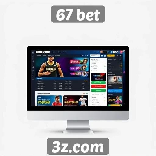 Interface do 67 bet é fácil de usar