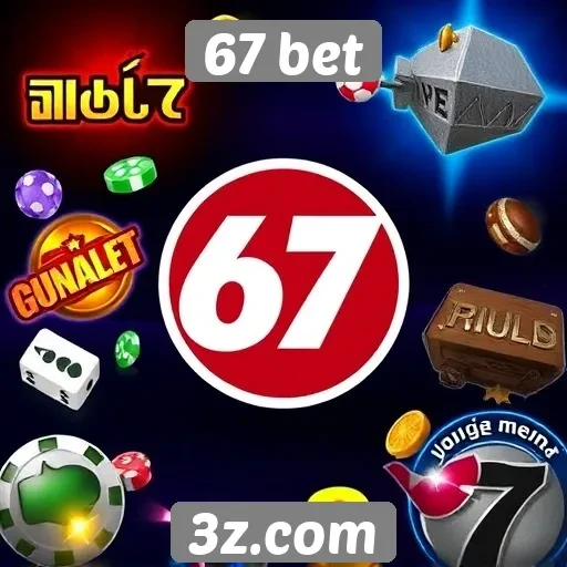 Variedade de jogos disponíveis no 67 bet
